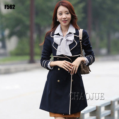 Slim fit trench coat